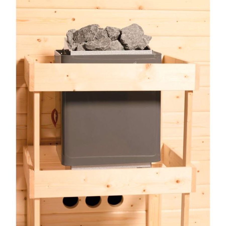 FINSKA SAVNA MIA+9KW GRELEC BIO KOTNI VHOD PROZORNA VRATA - slika 13