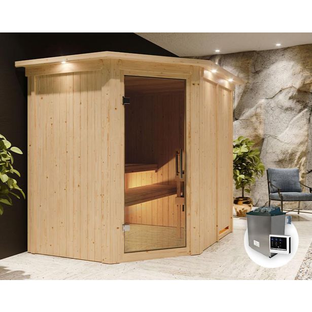 FINSKA SAVNA SIIRIN 6+ 9KW GRELEC ZR KOTNI VHOD+STREŠ.VENEC FINSKA SAVNA SIIRIN 6+ 9KW GRELEC ZR KOTNI VHOD+STREŠ.VENEC