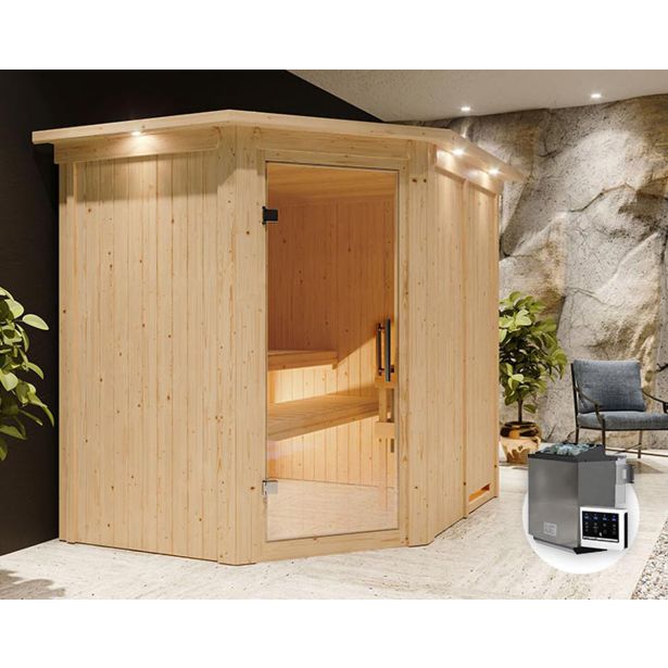 FINSKA SAVNA SIIRIN 8+ 9KW GRELEC BIO KOTNI VHOD+STREŠ.VENEC FINSKA SAVNA SIIRIN 8+ 9KW GRELEC BIO KOTNI VHOD+STREŠ.VENEC