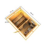 FINSKA SAVNA SKROLLAN 3+9KW GRELEC BIO+PREDPROSTOR ZEM. SIVA - slika 12