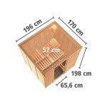 FINSKA SAVNA SODIN 7+9KW GRELEC BIO PREDNJI VHOD - slika 14