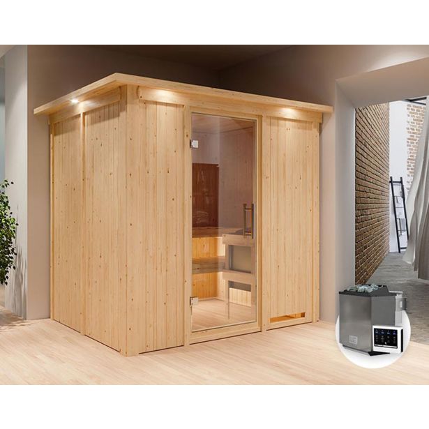 FINSKA SAVNA SODIN 8+9KW GRELEC BIO PREDNJI VHOD+STREŠ.VENEC FINSKA SAVNA SODIN 8+9KW GRELEC BIO PREDNJI VHOD+STREŠ.VENEC