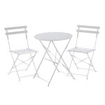 FLORA ORIGAMI STOL FULL STEEL KREM - slika 9