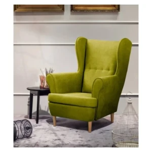 fotelj AMALIA . Dizajnerski fotelj AMALIA je primeren za vsak dnevni prostor. Narejen v skandinavskem slogu ter oblazinjen z kvalitetnim blagom, vas bo