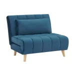 Fotelj BIBO 2 je udoben in sodoben kavč, ki se raztegne v udobno ležišče. Ima lesene nogice, ki zagotavljajo udobnost in stabilnost. Enostavno se ga lahko