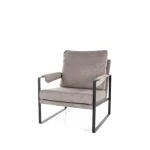 Fotelj BINO je eleganten in kakovosten kos pohištva. Narejen je iz tkanine, kar zagotavlja mehko in udobno sedišče. Primeren je za vsak prostor. Je v črni