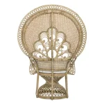 Fotelj C-C PEACOCK natur ima strukturo iz ratana. Ima odstranljive blazine s 30% bombažom ter 70% poliester. Priporočljiva da se ne izpostavlja neposredni