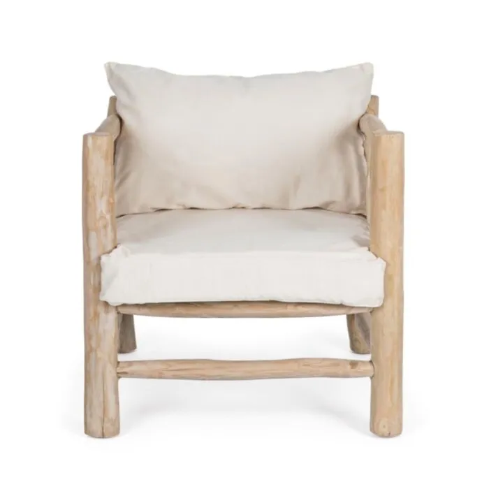 Fotelj C-C SAHEL natur Fotelj C-C SAHEL natur . Fotelj C-C SAHEL natur ima tikove veje z naravnim zaključkom. Ima odstranljive blazine z bombažno poliestersko tkanino. Odstvetujemo