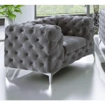 Fotelj ČARLI . Prepustite se počitku na vzmetenem fotelju ČARLI, ki je udoben in kvaliteten. Oblazinjen v blagu in v modernih barvah bo odlčina popestritev