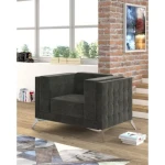 Fotelj DALAS . Fotelj DALAS je elegantnega videza kateri bo polepšal vsak prostor. Vzmeten je z valovitimi vzmetmi. Narejen je iz visoko elastične