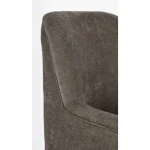 Fotelj ERNESTINE, je eleganten kos pohištva, ki je primeren za vsak prostor. Okvir je narejen iz borovega lesa in MDF-ja. Noge so narejene iz kovine. Prevleka