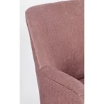 Fotelj ERNESTINE - roza . Fotelj ERNESTINE - roza, je eleganten kos pohištva, ki je primeren za vsak prostor. Okvir je narejen iz borovega lesa in MDF-ja.