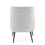 Fotelj ERNESTINE - svetlo siva . Fotelj ERNESTINE - svetlo siva, je eleganten kos pohištva, ki je primeren za vsak prostor. Okvir je narejen iz borovega lesa