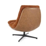 Fotelj FELICIJA . Fotelj FELICIJA, je eleganten in kakovosten kos pohištva. Narejen je iz blaga in sintetičnega usnja. Ima mehko in udobno sedišče ter