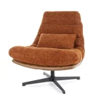 Fotelj FELICIJA . Fotelj FELICIJA, je eleganten in kakovosten kos pohištva. Narejen je iz blaga in sintetičnega usnja. Ima mehko in udobno sedišče ter