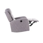 Fotelj FRIDERIK . Zagotovite si počitek v udobnem fotelju FRIDERIK. Nevtralna siva barva se lepo zlije z vsakršnimi barvami vašega dnevnega prostora. Naslon