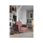 Fotelj IVO . Fotelj IVO da vašemu domu eleganco in edinstvenost. Udobno naslonjalo in kovinske, črne, visoke noge zagotavljajo odlično udobje. Dobavljiv je