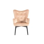 Fotelj KIARA . Fotelj KIARA, je eleganten in zelo udoben kos pohištva, ki je primeren za vsak prostor. Narejen je iz žametne tkanine, kar zagotavlja prijetno