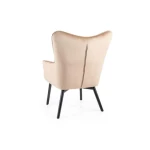 Fotelj KIARA . Fotelj KIARA, je eleganten in zelo udoben kos pohištva, ki je primeren za vsak prostor. Narejen je iz žametne tkanine, kar zagotavlja prijetno