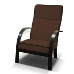 Fotelj KOMF . Fotelj KOMF je narejen iz kvalitetnih materialov, ki omogočajo noro udobje. Sedež ima valovito vzmetenje ter v naslonjalu je polnjen z peno.