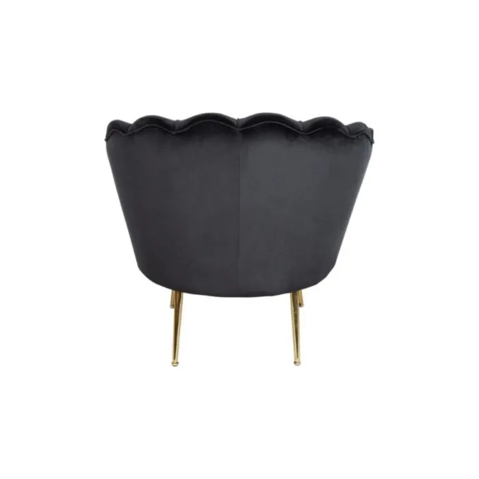 Fotelj META - črna Fotelj META - črna . Fotelj META - črna, je eleganten kos pohištva, ki popestri vaš prostor. Narejen je iz žametne tkanine, kar zagotavlja prijeten