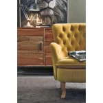 Fotelj ORLINS gorčična barva - slika 7