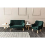 Fotelj OSLO . Fotelj OSLO vas bo prepričal s svojo udobnostjo in kvaliteto. Narejen je po skandinavskem navdihu. Ima lesene nogice, ki zagotavljajo dodatno