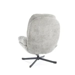 Fotelj POTER . Fotelj POTER, je eleganten in kakovosten kos pohištva. Sedišče je narejeno iz blaga, kar zagotavlja mehko in udobno sedišče ter možnost