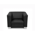 Fotelj REBEKA . Osvežite svojo dnevno sobo z vzmetenim foteljem REBEKA, ki je udoben in kvaliteten. Oblazinjen v umetnem usnju in v modernih barvah kar kliče