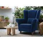 Fotelj TOLKI . Fotelj TOLKI je primeren za vsak prostor. Njegova udobnost ter izgled vas bosta prevzela. Narejen je iz odličnih materialov. Ima lesen okvir,