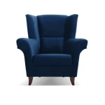 Fotelj TOLKI . Fotelj TOLKI je primeren za vsak prostor. Njegova udobnost ter izgled vas bosta prevzela. Narejen je iz odličnih materialov. Ima lesen okvir,