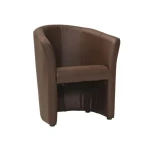 Fotelj URAN 3 vas bo prepričal s svojo udobnostjo. Narejen je iz umetnega usnja. Nogice so iz lesa in so dobavljive v wenge barvi. Fotelj je dobavljiv v več