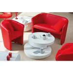 Fotelj URAN 3 vas bo prepričal s svojo udobnostjo. Narejen je iz umetnega usnja. Nogice so iz lesa in so dobavljive v wenge barvi. Fotelj je dobavljiv v več