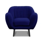 Fotelj VOSS . Osvežite svojo dnevno sobo z vzmetenim foteljem VOSS, ki je udoben in kvaliteten. Oblazinjen v blagu in v modernih barvah kar kliče po