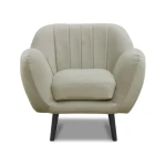 Fotelj VOSS . Osvežite svojo dnevno sobo z vzmetenim foteljem VOSS, ki je udoben in kvaliteten. Oblazinjen v blagu in v modernih barvah kar kliče po