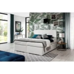 Francoska postelja BERO 140x200 . Francoska postelja BERO je sestavljena iz 20 cm visoke vzmetnice (Bonnell vzmatenje), ki zagotavlja udobje in miren spanec.