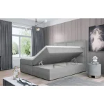 Francoska postelja MERI 180x200 . Francoska postelja MERI je narejena iz izjemno elastične pene, ki poskrbi za posebno udobje postelje. Sestavljena je iz