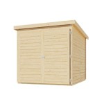 GARAŽA ZA KOLESA KARIBU BARVA LESA 162,5X216X167 - slika 10