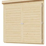 GARAŽA ZA KOLESA KARIBU BARVA LESA 162,5X216X167 - slika 11