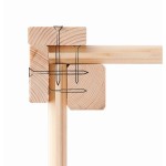 GARAŽA ZA KOLESA KARIBU BARVA LESA 162,5X216X167 - slika 13