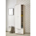 Garderobna omara ALMA . Garderobna omara ALMA je zelo stabilna in kvalitetna. Primerna je za vsak prostor. Omara je narejena iz laminirane plošče z ABS