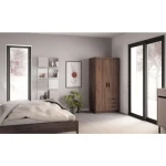 Garderobna omara CINDY . Garderobna omara CINDY 90 cm je klasičnega videza zato je primerna za vsak prostor. Omara je zelo kvalitetna, izdelana v EU. Narejena