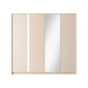 Garderobna omara DAŠA . Garderobna omara DAŠA, je eleganten kos pohištva, ki popestri vaš prostor. Narejena je iz odličnih materialov v barvi beige. Ima