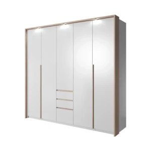 Garderobna omara ELO 230 . Praktična in uporabna garderobna omara Elo 230 je primerna za vsak prostor. Dobavljiva je v sonoma beli barvi, ABS robovi. Barva: -