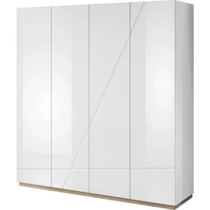 Garderobna omara FURY . Garderobna omara FURY je primerna za vsako spalnico. Narejena je iz trpežnih materialov in je modernega videza. Ima mehanizem "PUSH TO