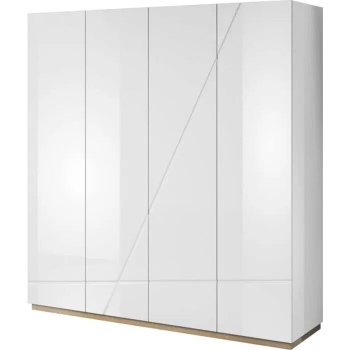 Garderobna omara FURY Garderobna omara FURY . Garderobna omara FURY je primerna za vsako spalnico. Narejena je iz trpežnih materialov in je modernega videza. Ima mehanizem "PUSH TO