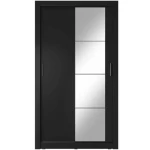 Garderobna omara KREŠO 6 . Garderobna omara KREŠO 6 je ozka omara z dvema vratoma in ogledali. Kompaktna je v dimenzijah in ima dvojna drsna vrata.Notri ima