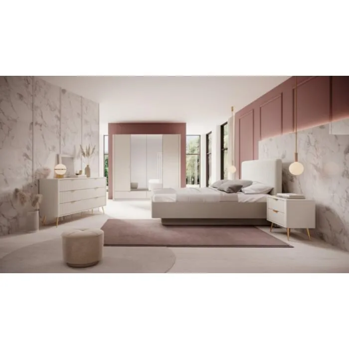 Garderobna omara LILJA Garderobna omara LILJA . Elegantna in moderna garderobna omara LILJA, je narejena iz odličnih materialov v barvi beige. Narejena je iz MDF-ja in ima ABS rob.