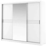 Garderobna omara LUPO 2 . Garderobna omara LUPO 2 je omara z dvema drsnima vratima ter ogledalom. Notranjost omare skriva prijazno in funkcionalno postavitev -