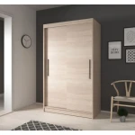 Garderobna omara ROLAND 2 . Garderobna omara ROLAND 2 je primerna za vse spalnice. Je zelo prostorna. Na levi strani ima zelo prostorne police, na desni strani